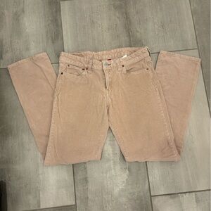 Lucky Brand Women's Straight Leg Tan Corduroys